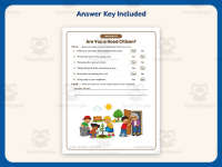 Good Citizenship Worksheet – 2nd Grade Character Education & Community preview 3