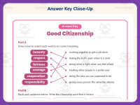 Good Citizenship Worksheet – People Examples – 3rd Grade Community preview 7