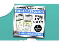 Grammar Foldables Project preview