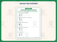 Grandma Is Always Sewing – Reading Comprehension Worksheet – 1st Grade preview 3