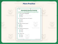 Grandma Is Always Sewing – Reading Comprehension Worksheet – 1st Grade preview 7