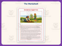 Grandma’s Apple Tree Reading Comprehension Worksheet – 3rd Grade preview 2
