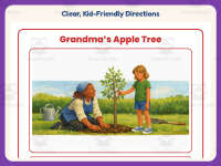 Grandma’s Apple Tree Reading Comprehension Worksheet – 3rd Grade preview 4
