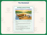 Grandpa Is Always Fishing – Reading Worksheet – 1st Grade Practice preview 2