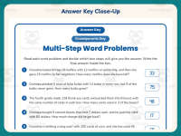 Grandparents Day Word Problems Worksheet – 4th Grade Math Practice preview 7