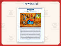 Grandpa’s Birdhouses – Reading Comprehension Worksheet – 5th Grade preview 2