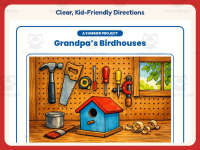 Grandpa’s Birdhouses – Reading Comprehension Worksheet – 5th Grade preview 4