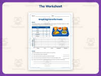 Graphing Favorite Foods Worksheet – 3rd Grade Math Practice preview 2