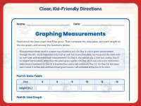 Graphing Measurements Worksheet – 5th Grade Math Practice + Answer Key preview 4