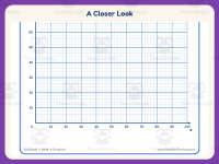 Graphing Worksheet: 100 by 100 Blank Graph Paper – 3rd Grade Math preview 3