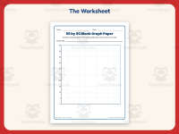 Graphing Worksheet: 50 by 50 Blank Graph Paper – 5th Grade Math preview 2