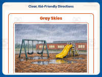 Gray Skies – Reading Comprehension Worksheet – 2nd Grade Practice preview 4