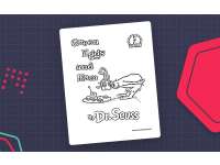 Green Eggs and Ham – Dr. Seuss Coloring Page preview