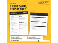 Grocery Store Job Skills Task Cards | Bagging, Carts, Produce + Safety preview 3
