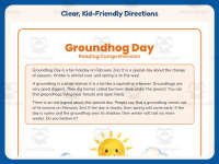 Groundhog Day Reading Comprehension Worksheet – 2nd Grade Animals preview 4
