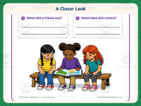 Group Reading Worksheet – 1st Grade Reading Response & Social Skills preview 3