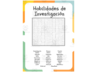 Habilidades de Investigación: Sopa de Letras y Palabras Desordenadas preview