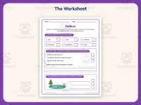 Haiku Pictures Worksheet – 3rd Grade Poetry & Syllables Practice preview 2