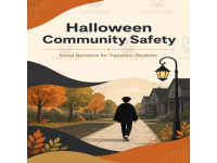 Halloween Community Safety Social Narrative Special Ed Life Skills preview