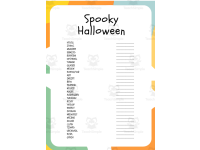 Halloween Word Search and Word Scramble Worksheets with Answer Keys preview 2