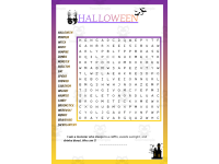 Halloween Word Search Puzzle preview 2
