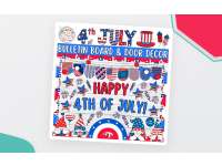 Happy 4th of July!: Independence Day Bulletin Board & Door Decor Kit preview