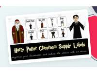 Harry Potter Classroom Supply Labels preview