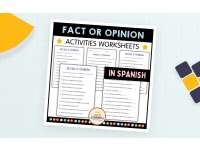 Hecho u Opinión – Fact or Opinion Worksheets in Spanish preview