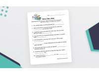 Here, Hair, Hear Homophones Worksheet preview