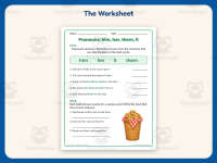 Him Her Them It Pronoun Worksheet – 2nd Grade Pronouns Practice preview 2