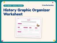 History Graphic Organizer Worksheet – 4th Grade Social Studies preview