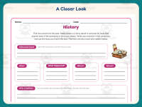 History Graphic Organizer Worksheet – 4th Grade Social Studies preview 4