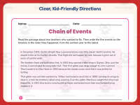 History Vertical Timeline of Events Graphic Organizer – 5th Grade preview 4