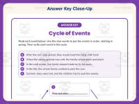 History Worksheet: Sequence of Events Cycle – 3rd Grade Sequencing preview 7