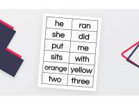 HMH Into Reading Kindergarten – Sight Word List preview
