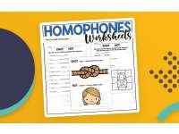 Homophones Worksheets: Knot Not preview