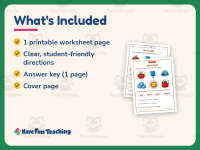 Hot and Cold Pictures Worksheet – 1st Grade Measurement Practice preview 5