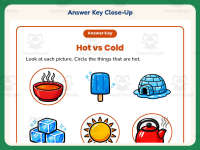 Hot and Cold Pictures Worksheet – 1st Grade Measurement Practice preview 7