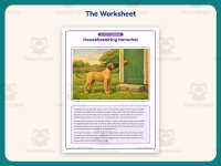 Housebreaking Herschel Reading Comprehension Worksheet – 4th Grade preview 2