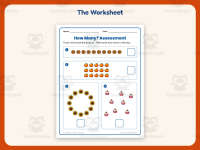 How Many Assessment Worksheet – Kindergarten Counting Practice preview 2