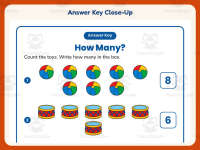 How Many Worksheet – Kindergarten Counting Practice + Answer Key preview 7
