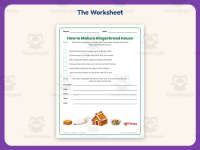 How to Make a Gingerbread House Worksheet – 3rd Grade Christmas preview 2