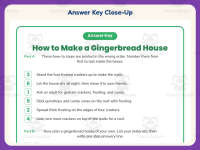 How to Make a Gingerbread House Worksheet – 3rd Grade Christmas preview 7