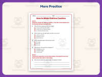 How to Make Eskimo Cookies Reading Comprehension Worksheet – 3rd Grade preview 7