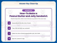 How to Peanut Butter Jelly Sandwich Sequence Worksheet – 2nd Grade preview 7