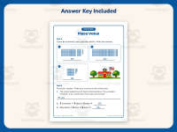 HTO Place Value Worksheet – 2nd Grade Math Practice + Answer Key preview 3
