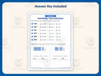 Hundreds Tens Ones Worksheet – 2nd Grade Place Value Practice preview 3