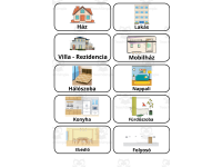 Hungarian Picture Vocabulary Flashcards - Home & Furniture preview 2