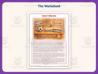 I Don’t Wanna Reading Comprehension Worksheet – 3rd Grade Practice preview 2