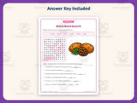 Idaho Word Search Worksheet – 3rd Grade States Practice + Answer Key preview 3